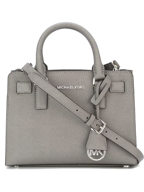 michael kors dillon grey tote bag|Michael Kors white crossbody bag.